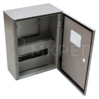 Щит металлический герметичный, 400x300x155мм, ЩРУн 12