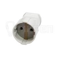 Штепсельное гнездо, белое, МУ04