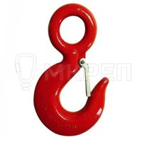 Крюк с кольцом и предохранителем, 2т
