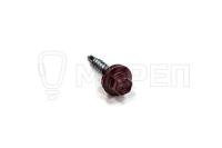 Саморез кровельный Zn, 4.8х35мм RAL-3005 красный Саморез кровельный Zn, 4.8х35мм RAL-3005 красный