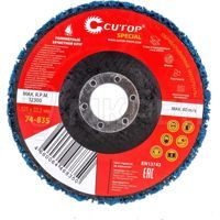 Круг зачистной полимерный CUTOP Special, 125х22,2 мм, Синий Круг зачистной полимерный CUTOP Special, 125х22,2 мм, Синий