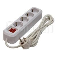 Удлинитель Universal, 5м, с заземлением, с выключателем 4 входа