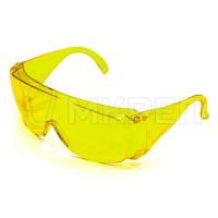 Очки защитные пластиковые, желтые Очки защитные пластиковые, желтые