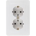 Розетки 2-местные