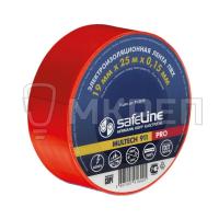 Изолента Safeline, красная, 19ммх20м