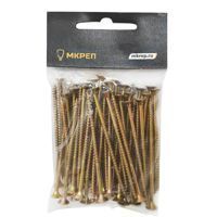 Саморез желтый PZ, 5х60 30шт., (Гриппер)