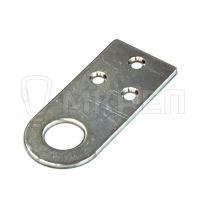 Проушина большая, цинк, 40x90мм