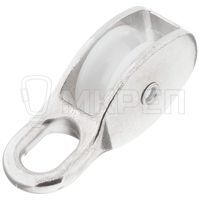 Блок одинарный, 30мм, 1-1/4'', с нейлоновым роликом