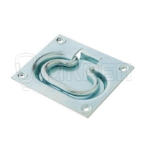 Ручка откидная 100*80, скрытая, цинк