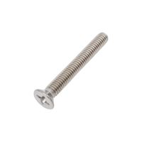 Винт, потай, 4х40, шлиц-крест, А2 нерж. DIN 965