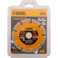 Диск, алмазный, 125 х 22,2 мм, сух.резание// Denzel