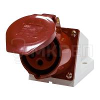 Розетка силовая стационарная, IP44, НТ-115/16А, 380V 3Р+N+Е
