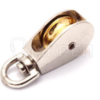 Блок одинарный, 25мм, 1'', с хромированным роликом