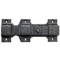 Засов большой фигурный, полимерное покрытие