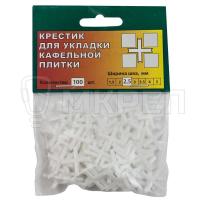 Крестики для плитки, 2.5мм, 100шт