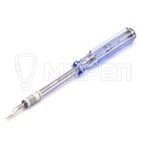 Отвертка индикаторная, белая ручка, 190мм