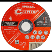 Круг отрезной, Cutop, 125х0,8х22 Круг отрезной, Cutop, 125х0,8х22