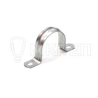 Скоба металлическая, двойная, 21-22мм