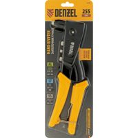 Заклепочник, ручной 255 мм, литой, усиленный. заклепки 2,4-3,2-4,0-4,8 мм// Denzel