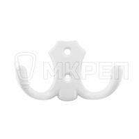 Крючок-вешалка №16,  белый