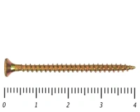 Саморез желтый PZ, 6х40 30шт., (Гриппер)