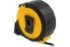 Рулетка, 10м х 25мм, двухкомп. корпус, кнопка-пауза, Denzel