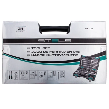 Набор инструментов Stels, CrV, 31 предметов