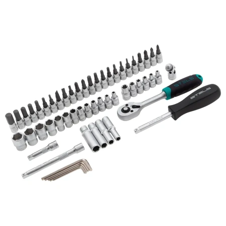 Набор инструментов Stels, CrV, 58 предметов