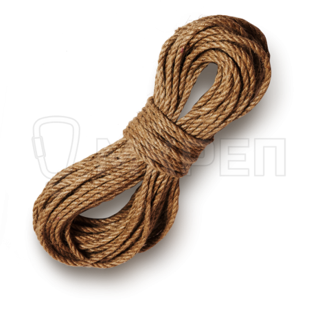 Веревка джутовая, d=6мм
