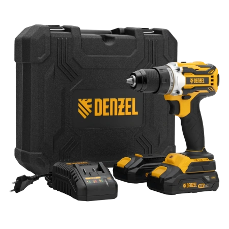 Дрель-шуруповерт аккумуляторный, BLDL-IB-18-02, 18 В, Denzel
