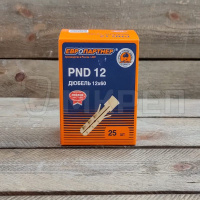 Дюбель распорный, 12х60мм, 25шт, нейлоновый, Европартнер PND12 Дюбель распорный, 12х60мм, 25шт, нейлоновый, Европартнер PND12