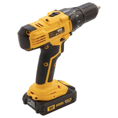 Дрель-шуруповерт аккумуляторный, CDL-IB-18-02, 18 В, Denzel