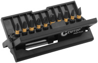 Набор, торсионных, бит, 25мм, "Компактный", Cutop profi plus, 11 предметов