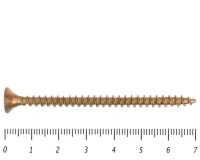 Саморез желтый PZ, 6х70 30шт., (Гриппер)