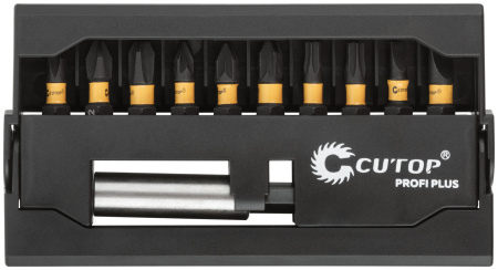 Набор, торсионных, бит, 25мм, "Компактный", Cutop profi plus, 11 предметов