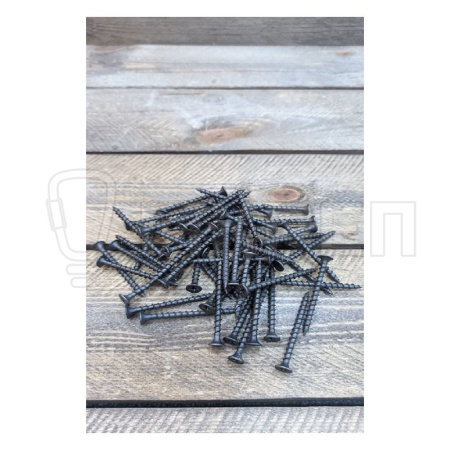 Саморез усиленный, 3.5х45мм 600шт., черный по дереву