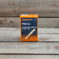 Дюбель распорный, 6х50мм, 50шт, нейлоновый, Европартнер PND6L Дюбель распорный, 6х50мм, 50шт, нейлоновый, Европартнер PND6L