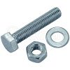 Болт 10х80, оцинкованный, 10.9, DIN960, шаг 1.25