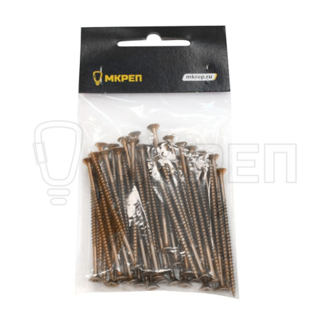 Саморез желтый PZ, 6х90 50шт., (Гриппер)