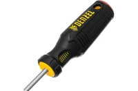 Отвертка, PH1х100 мм, S2, 3к рукоятка, Denzel