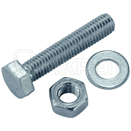 Болт 12х50, оцинкованный, 10.9, DIN961, шаг 1.5