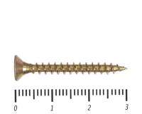 Саморез желтый PZ, 3х30 30шт., (Гриппер)