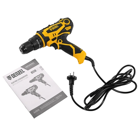 Дрель-шуруповерт ударная, 220В, ISD-300-13, Denzel