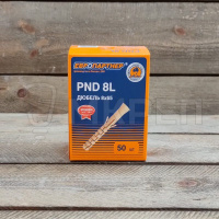 Дюбель распорный, 8х65мм, 50шт, нейлоновый, Европартнер PND8L Дюбель распорный, 8х65мм, 50шт, нейлоновый, Европартнер PND8L